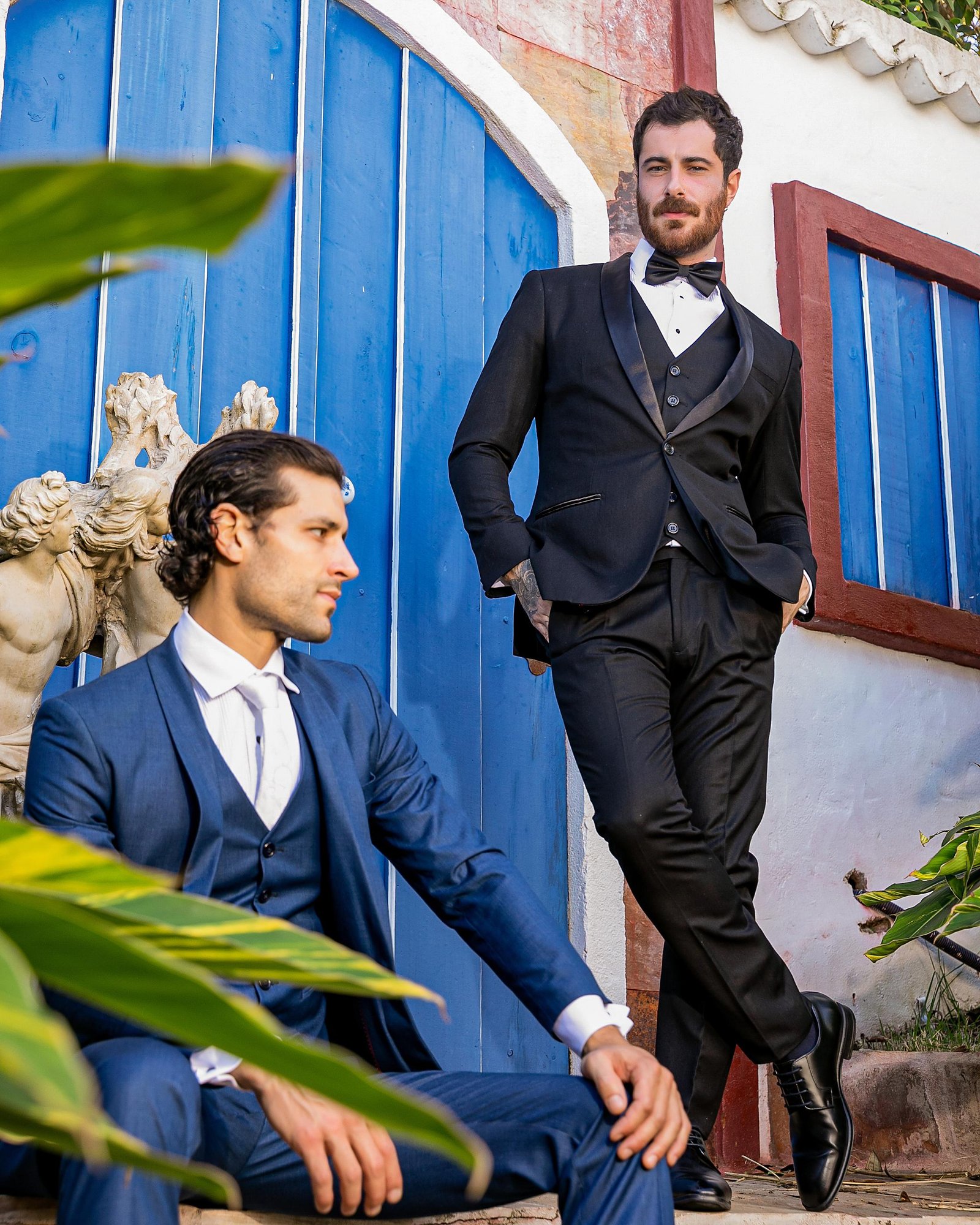 Smoking e Terno Azul